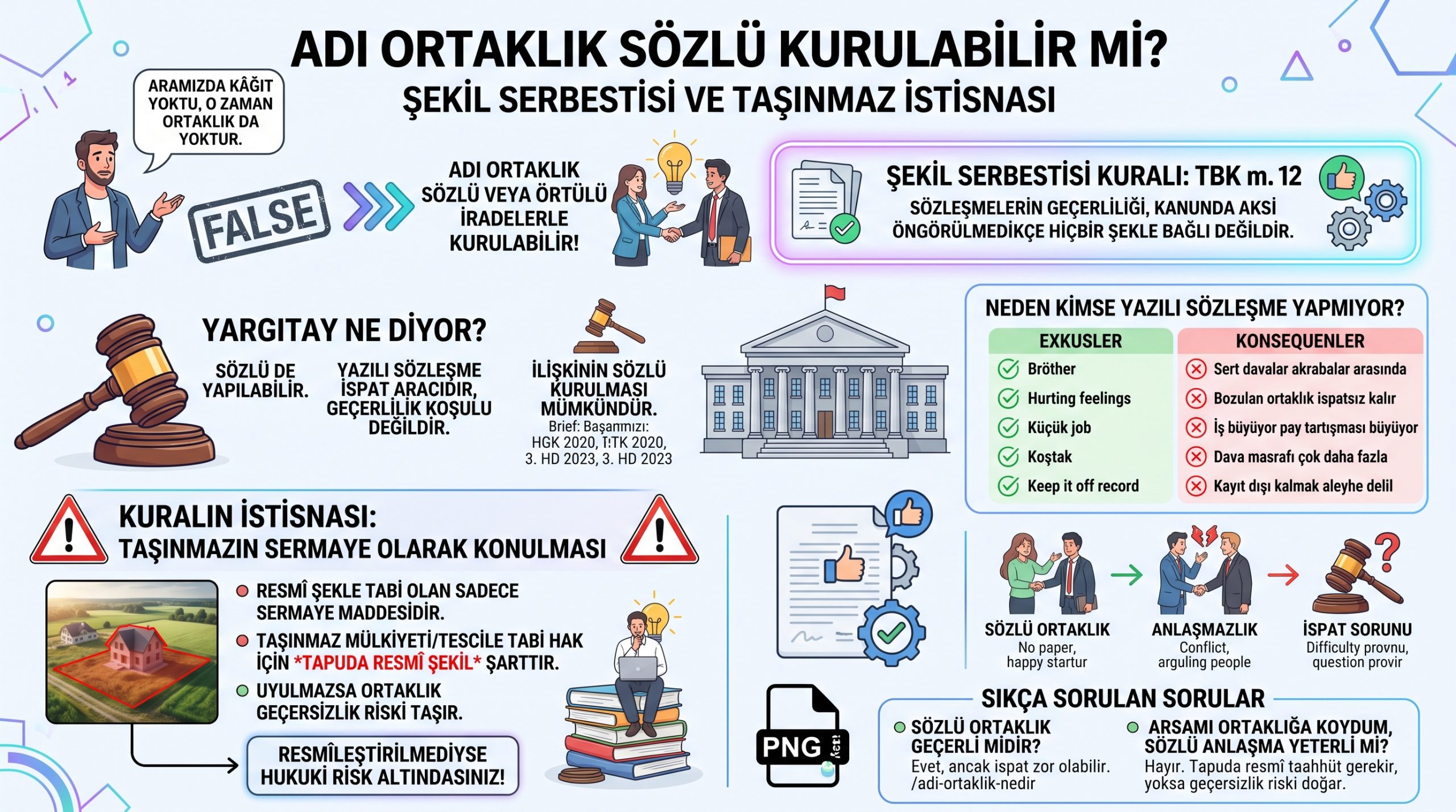 Adi Ortaklık Sözlü Kurulabilir mi